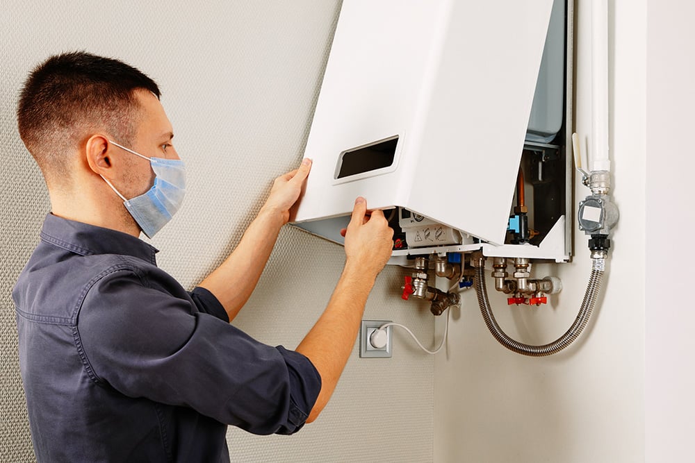 Travaux chaudière murale